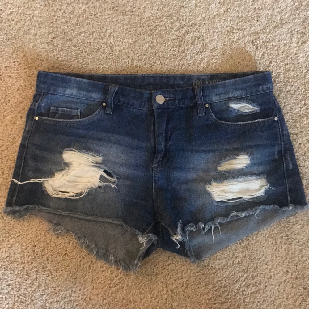 Denim shorts